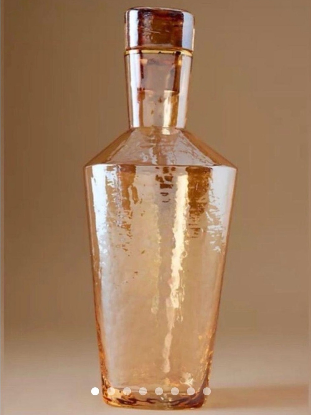 NWT/B Anthropologie Zara Lustered decanter